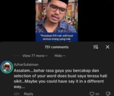 Netizen Kecewa Azhar Sulaiman Didakwa Menyindir Khairul Aming Dengan Video Ini
