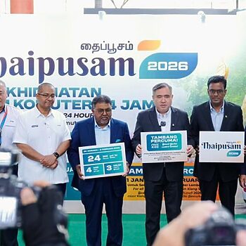 Thaipusam 2026: Tambang Percuma 2 Hari, Operasi 24 Jam KTMB Selama 4 Hari 2 Thaipusam 2026: Tambang Percuma 2 Hari, Operasi 24 Jam KTMB Selama 4 Hari