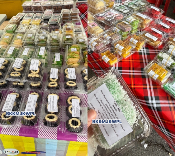 Peniaga Labuan Dipuji Ramai, Jual Juadah Siap Label Lengkap Macam Produk 'Supermarket'