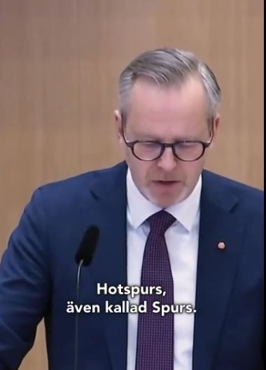 'Kerajaan Sweden Ibarat Tottenham Hotspur Kerana Menteri Ekonomi Yang Tiada Hala Tuju' 2 Spurs