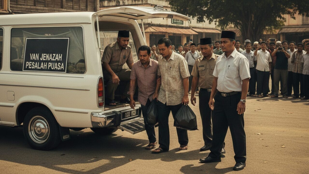 JAIS Tak Bawa Orang Ponteng Puasa Naik Van Jenazah