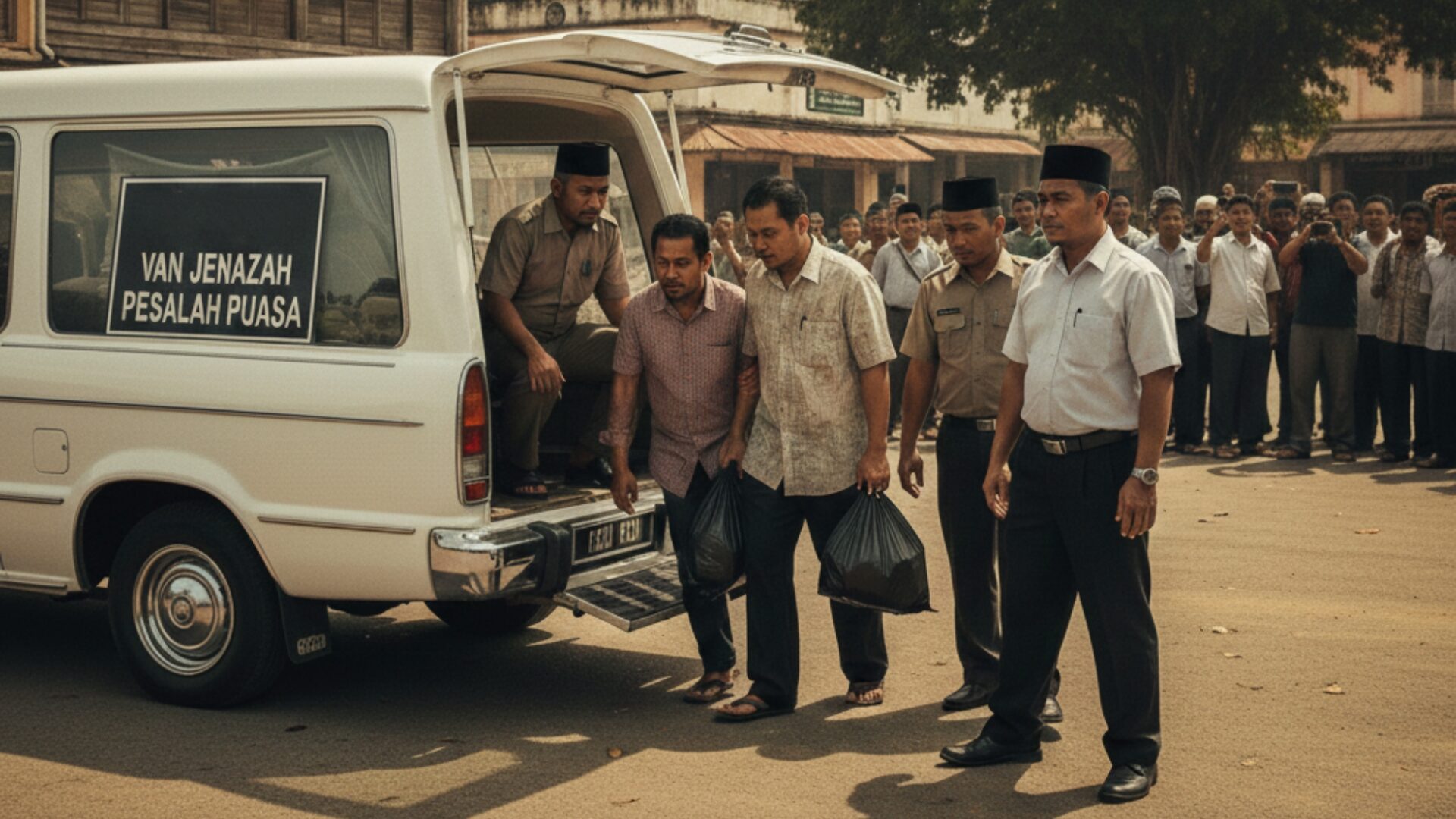 JAIS Tak Bawa Orang Ponteng Puasa Naik Van Jenazah