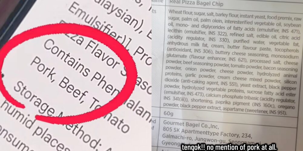 Bahan Asal Didakwa Ada Khinzir, Berbeza Dengan Label Pelekat? Pendedahan Wanita Ini Cetus Kebimbangan