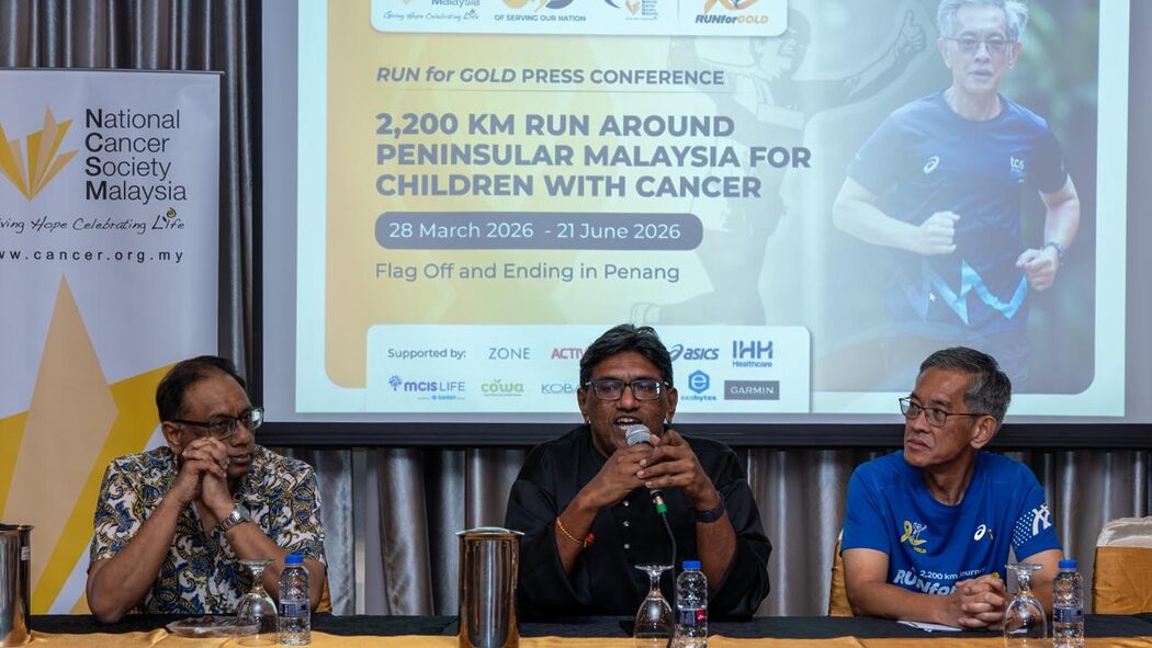 Run For Gold: Lim Shyang Guey Lari 2,200KM Demi Kanak-Kanak Lawan Kanser