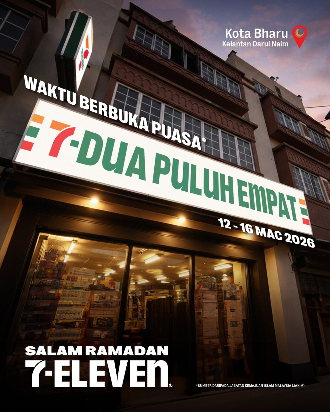 Lain Macam Kreatif, 7-Eleven Malaysia 'Tukar Nama' Tunjuk Masa Berbuka Puasa