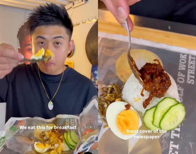 Penangan Nasi Lemak, Pelancong Ini Kongsi Berat Naik 10KG Lepas Sebulan Di KL