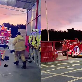 Azan Baru Berkumandang, Anggota Bomba Tinggalkan Majlis Berbuka Puasa Demi Tugasan