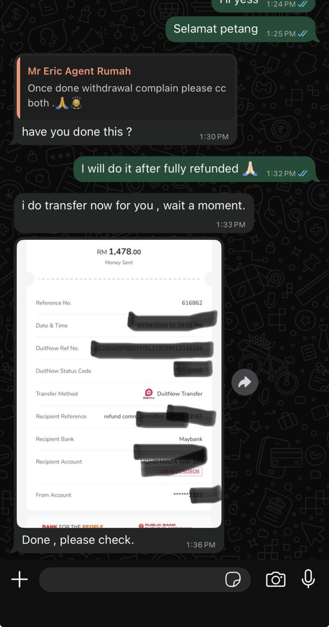 Ramai Sudah 'Kena', Penyewa Ini Buktikan Anda Boleh Tuntut Balik 'Agent Fee' RM1,400 4 Ramai Sudah 'Kena', Penyewa Ini Buktikan Anda Boleh Tuntut Balik 'Agent Fee' RM1,400
