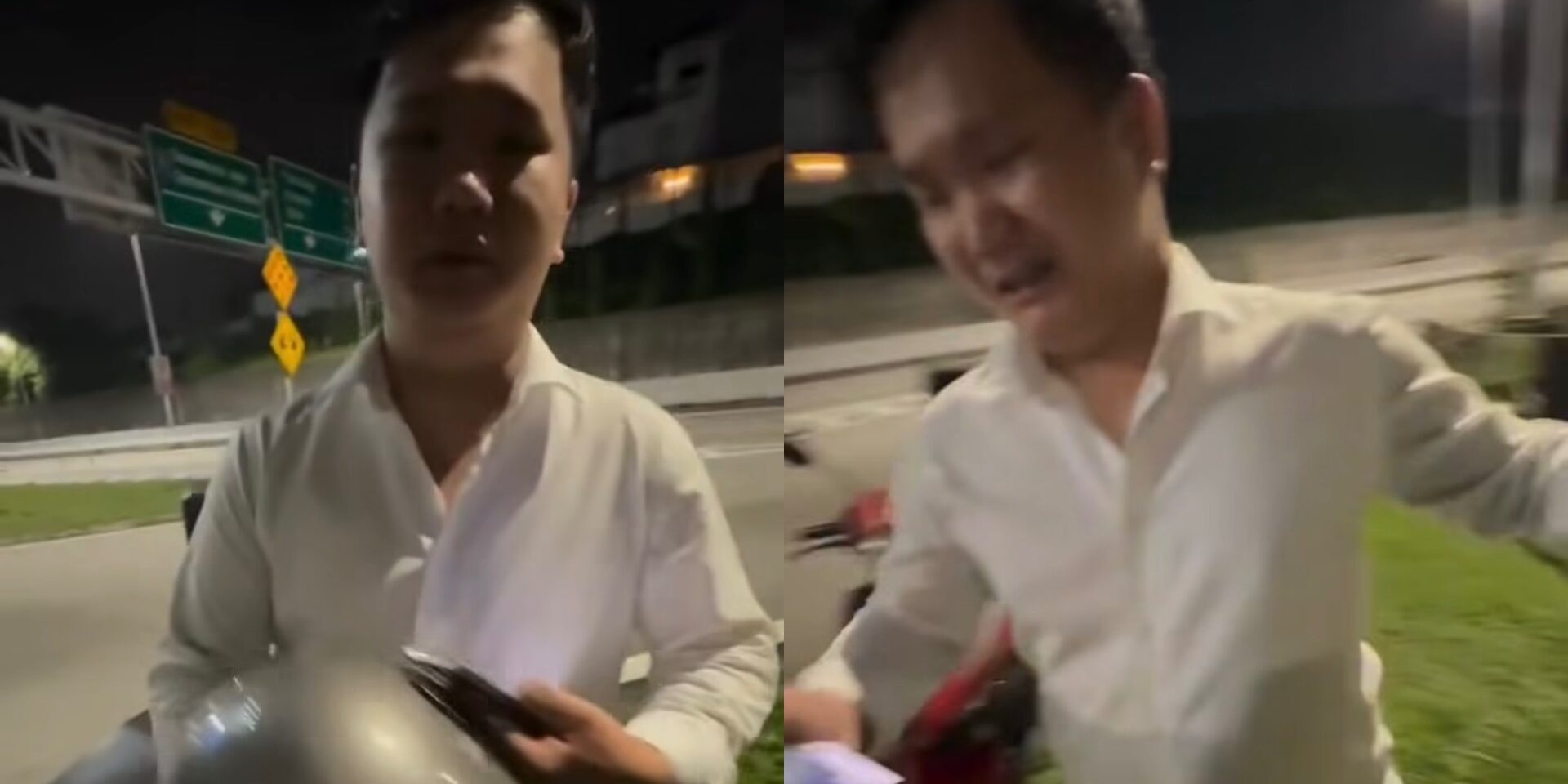 Tersangkut Di Tepi Jalan, Pemuda Cina Tergamam Bila Pomen Ini Kata: 'Tak Apa, Ada Orang Bayarkan’