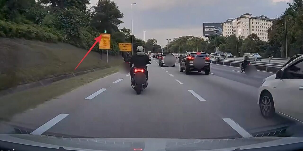 'Nampak Tak Bijak' - Rider Halang Kereta Di Laluan 'Smart Lane' Sewaktu Diaktifkan Undang Kemarahan Ramai