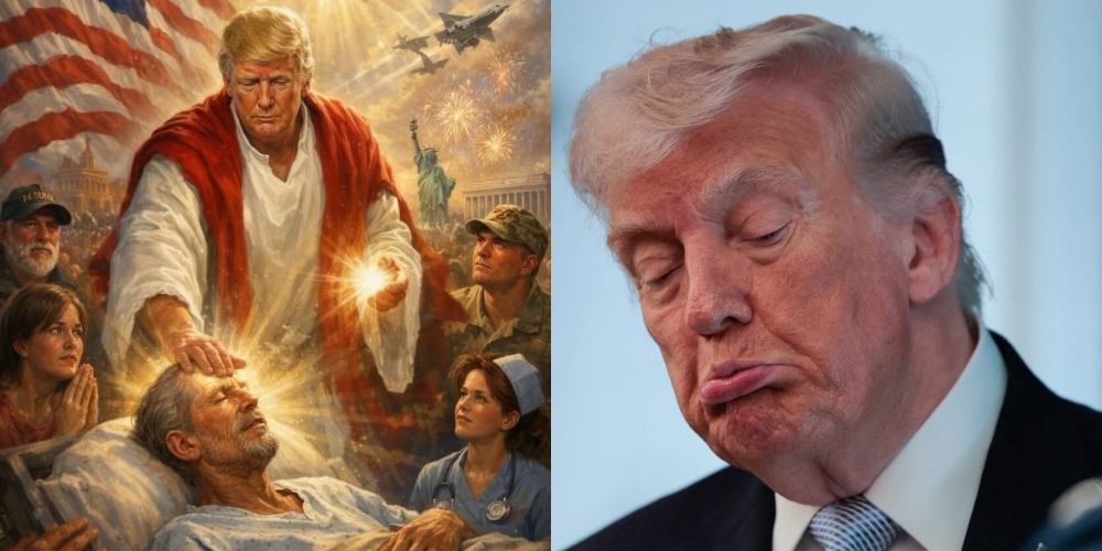 Janaan Imej AI 'Nabi Isa' Cetus Amarah, Trump Bertindak Padam Hantaran