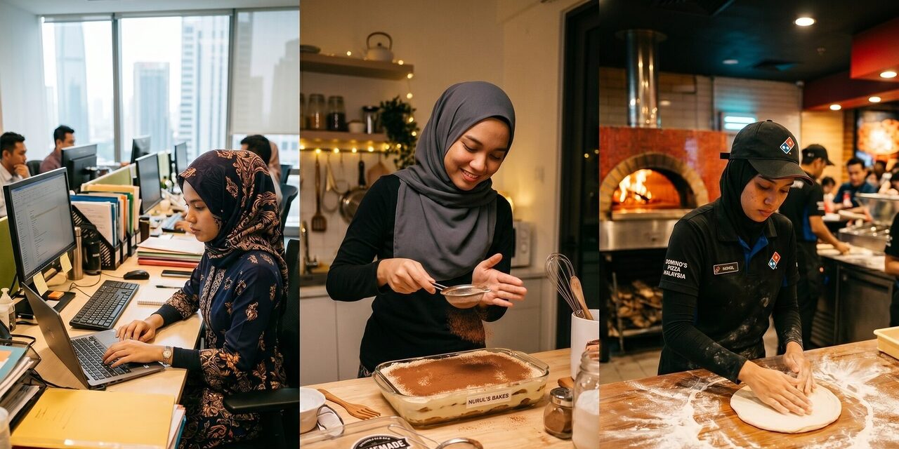 'Penat Itu Pasti, Rezeki Itu Janji' – Gadis Gen Z Ini Dipuji Buat 3 Kerja Serentak
