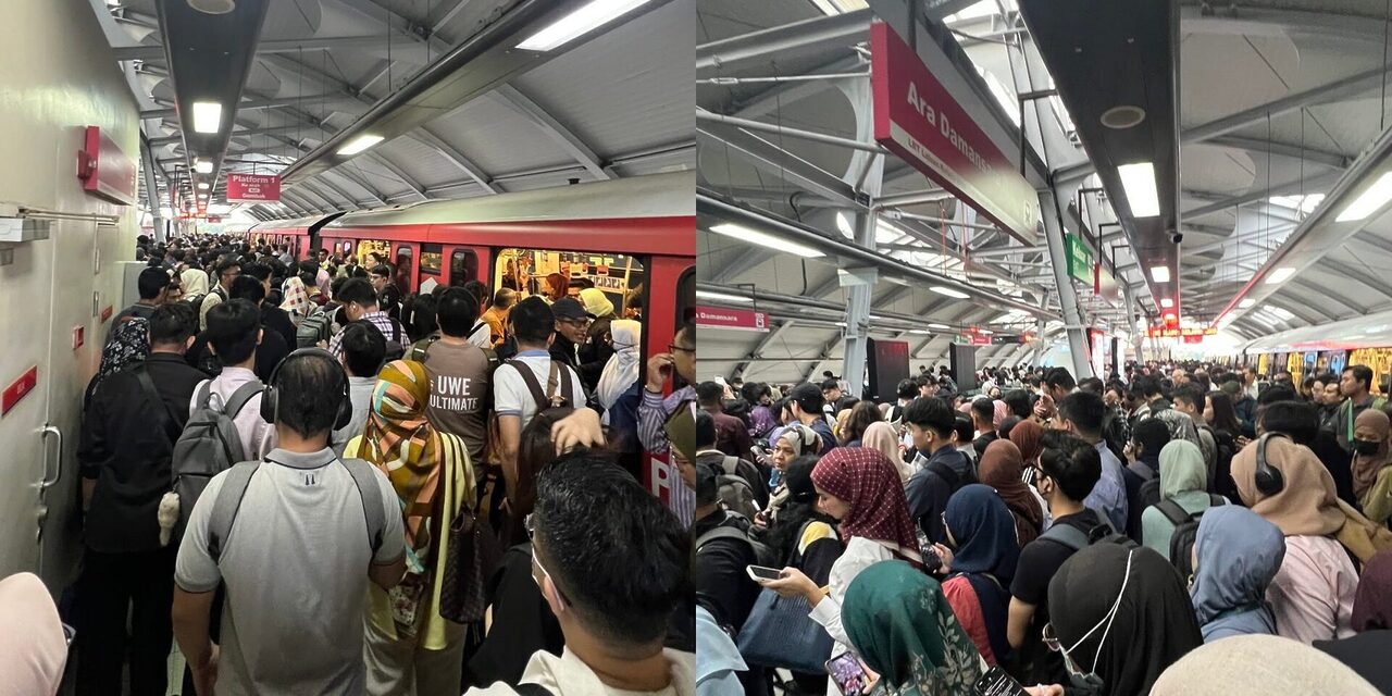 Ramai Lewat Ke Pejabat: LRT Kelana Jaya Alami Gangguan Pagi Ini