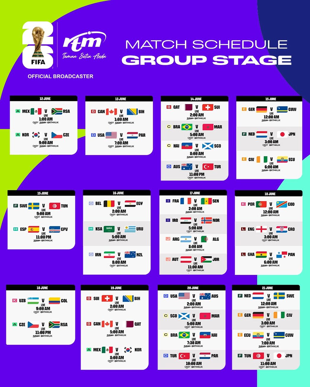 Info Siaran Langsung Piala Dunia 2026 2 Info Siaran Langsung Piala Dunia 2026