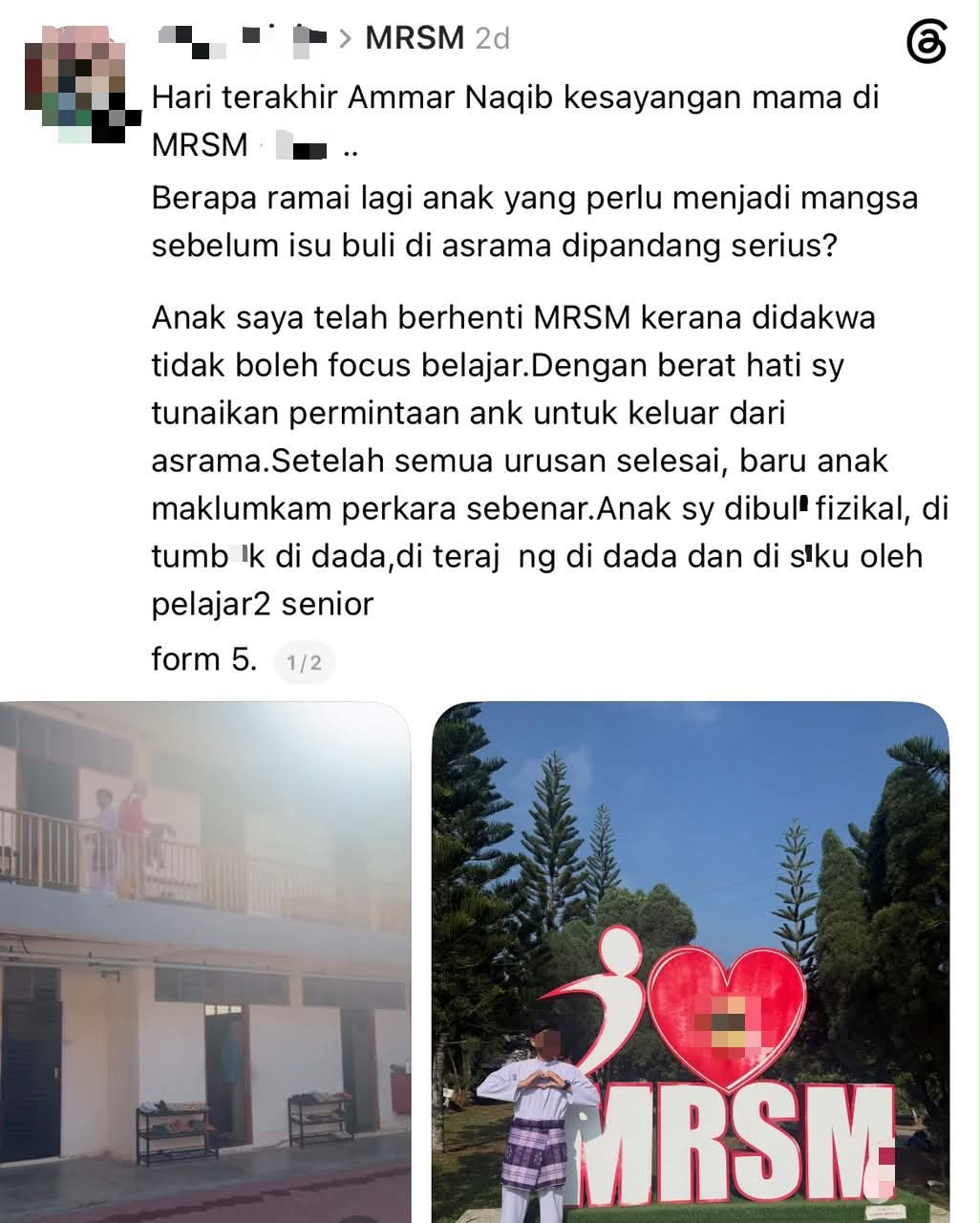You Touch You Go! - Pengerusi MARA Mahu 6 Pembuli Disingkirkan Dari MRSM Jika Disahkan Bersalah