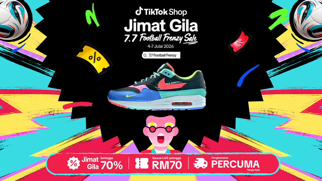 Musim Bola Makin Hangat! Cari Kata Kunci Ini Di TikTok Shop & Nikmati Diskaun Sehingga 70% 3 Musim Bola Makin Hangat! Cari Kata Kunci Ini Di TikTok Shop & Nikmati Diskaun Sehingga 70%
