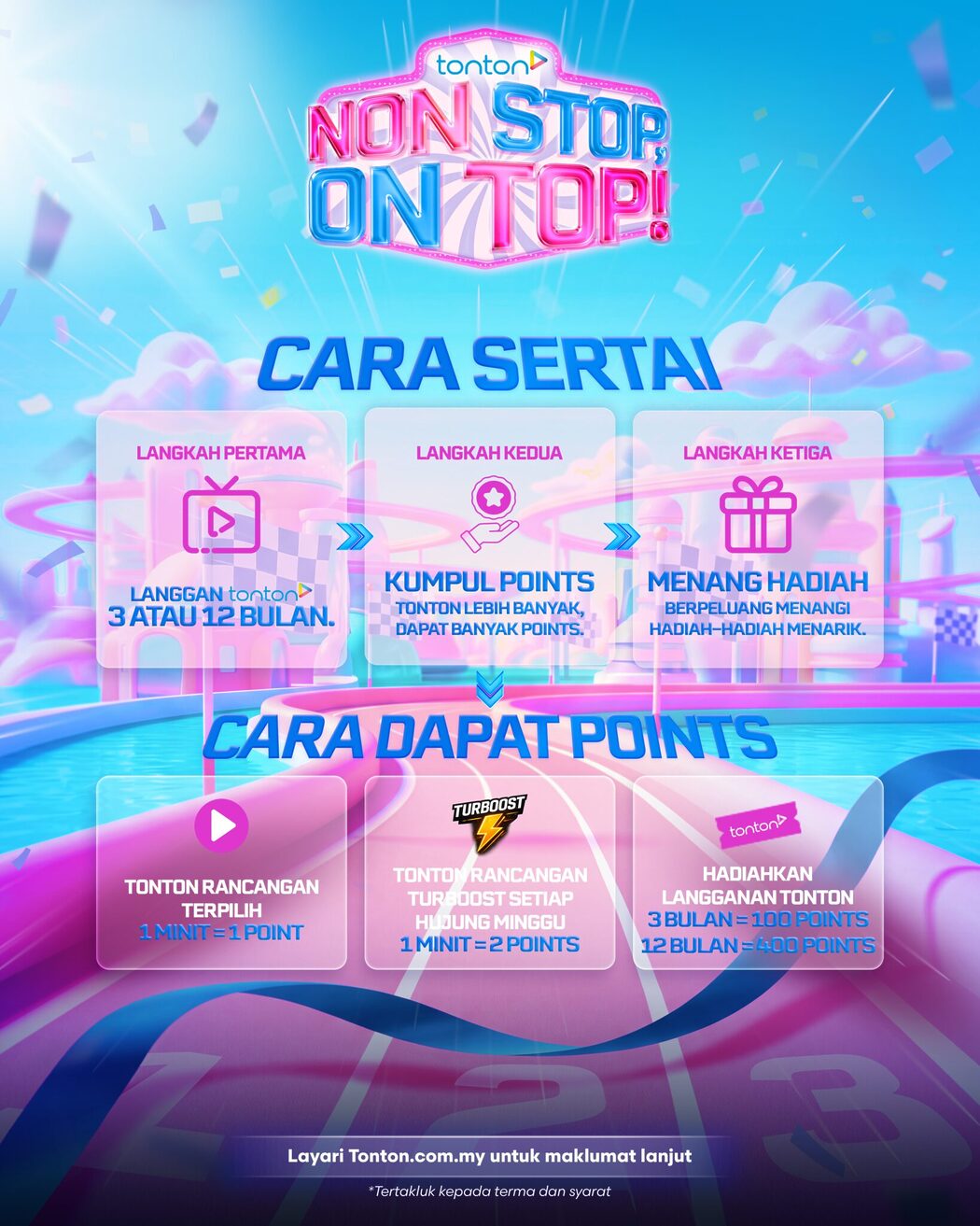 Sambil Layan Drama Boleh Bawa Pulang Kereta? Ini Panduan Lengkap Untuk Sertai Kempen 'Tonton Non Stop, On Top'