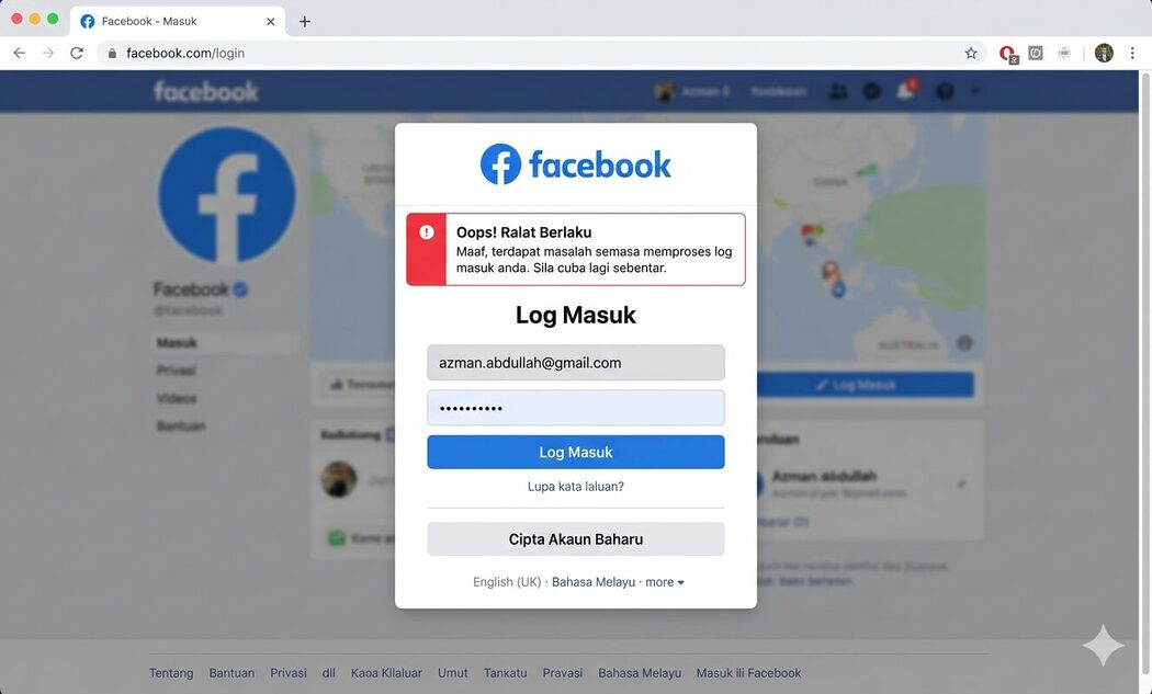 Facebook 'Down' Pengguna Alami Masalah Termasuk Tidak Dapat Log Masuk 2 facebook