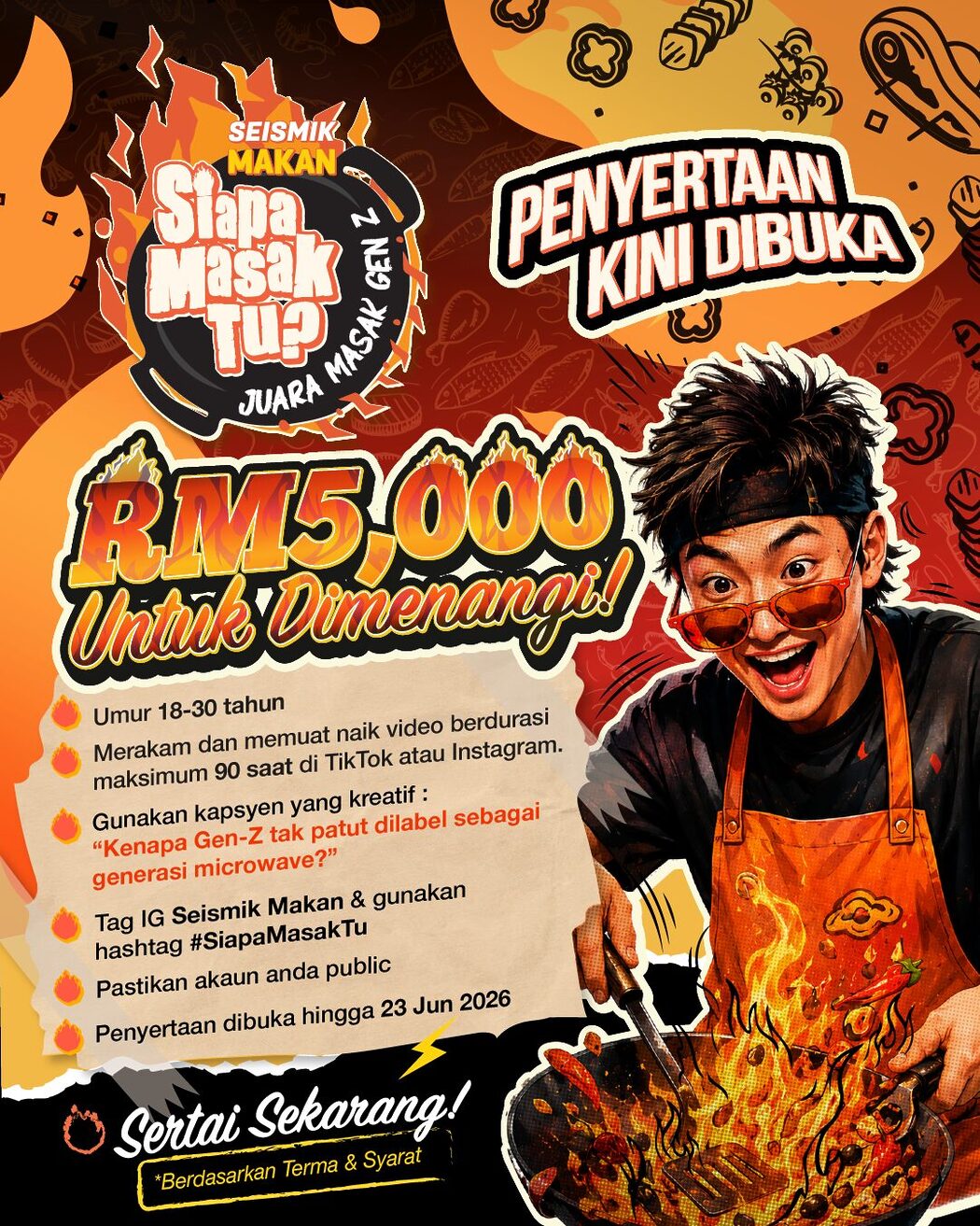 Gen Z Bukan Sekadar 'Generasi Microwave': Seismik Makan Tawar RM5,000 Untuk Cari Juara Memasak 2 Gen Z Bukan Sekadar 'Generasi Microwave': Seismik Makan Tawar RM5,000 Untuk Cari Juara Memasak