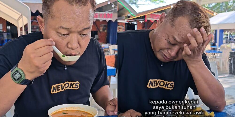 Dulu Viral Sebab Kasar, Kini Netizen Jatuh Hati Dengan Kaki Review Bantu Peniaga Makanan Tengah 'Struggle'