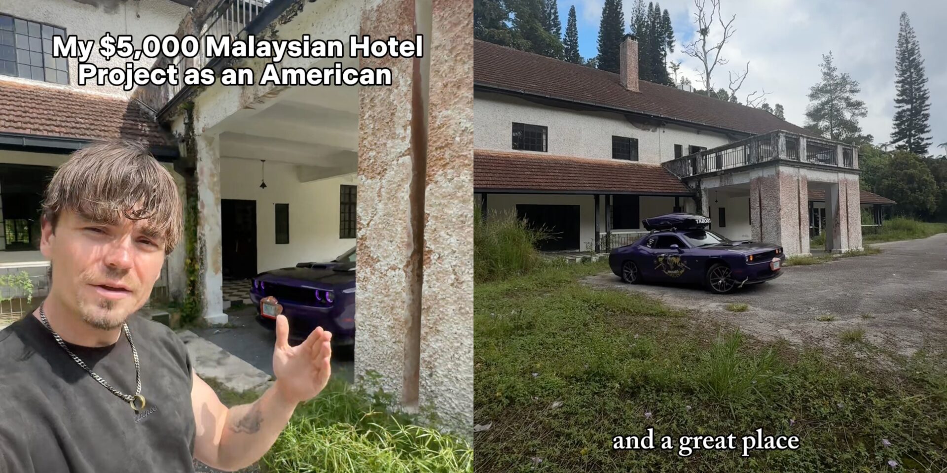 'Situ Ada 'Penghuni' Lain' – Nekad Mahu Baik Pulih Rumah Agam Terbiar Di Bukit Fraser, Netizen Pesan Influencer Mat Saleh Hati-Hati