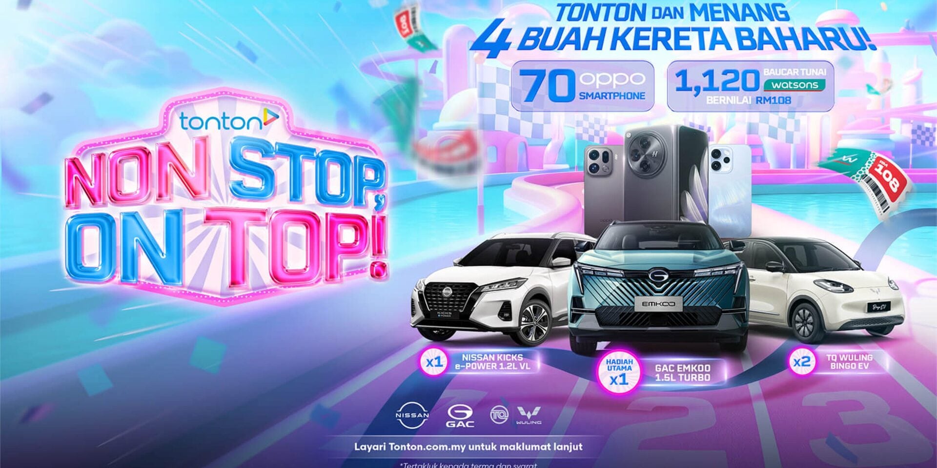Kempen 'Tonton Non Stop, On Top' Cetus Fenomena: Layan Drama Kegemaran & Rebut Hadiah Melebihi RM700,000