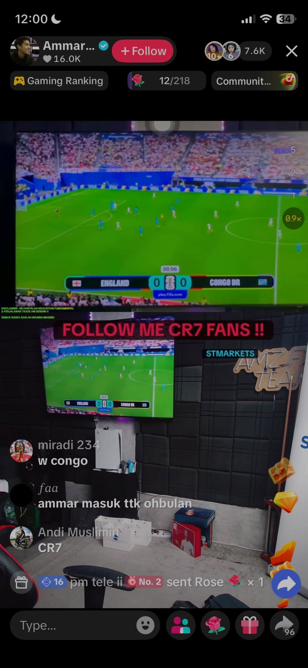 Tak Serik Lagi Tayang Live Piala Dunia, Akaun TikTok Ammar Nazhan Kena Gantung Selama 7 Hari
