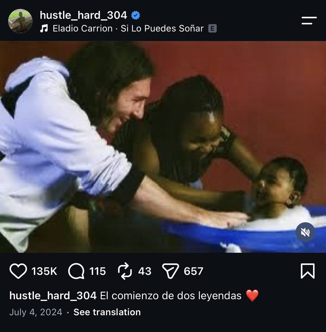 Gambar Messi Mandikan Lamine Yamal Ketika Bayi, Ini Kisah Sebenar Di Sebalik Foto Ikonik Itu 2 Gambar Messi Mandikan Lamine Yamal Ketika Bayi, Ini Kisah Sebenar Di Sebalik Foto Ikonik Itu