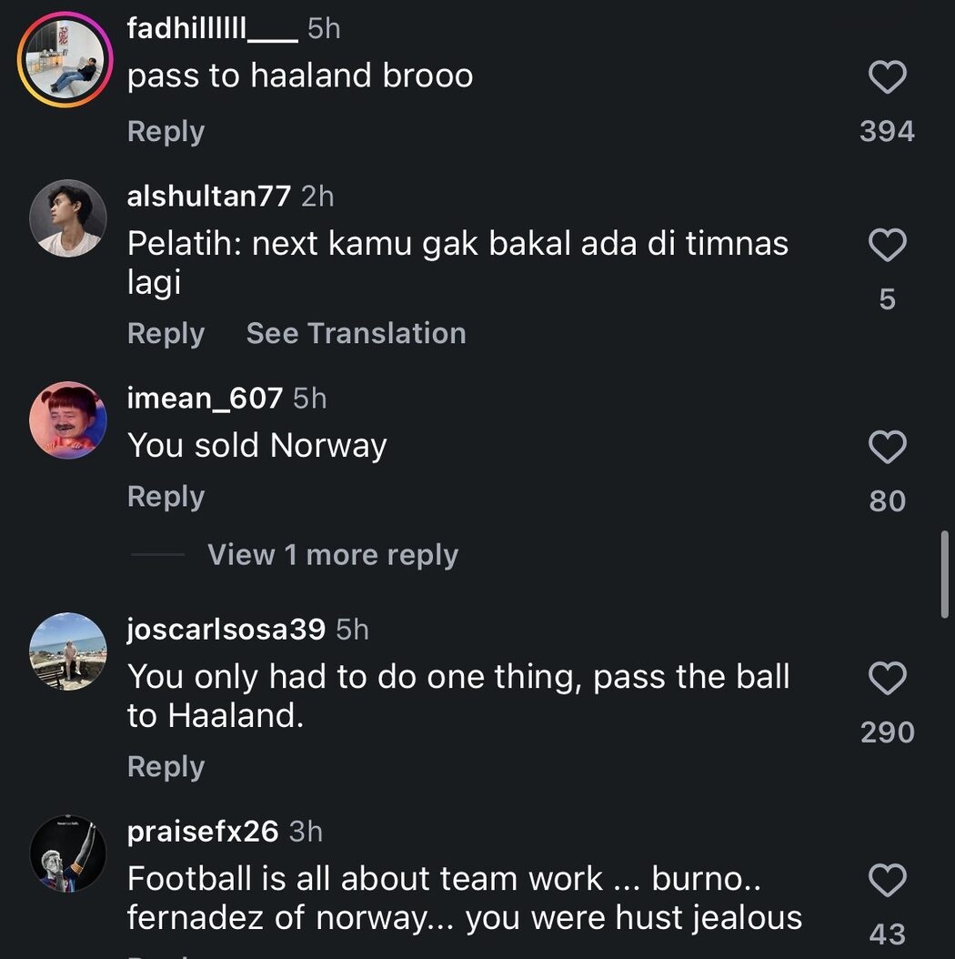 'Pass Bola Ke Haaland' - Akaun IG Sorloth Dan Pasangan Diserang Netizen Sedunia 3 'Pass Bola Ke Haaland' - Akaun IG Sorloth Dan Pasangan Diserang Netizen Sedunia
