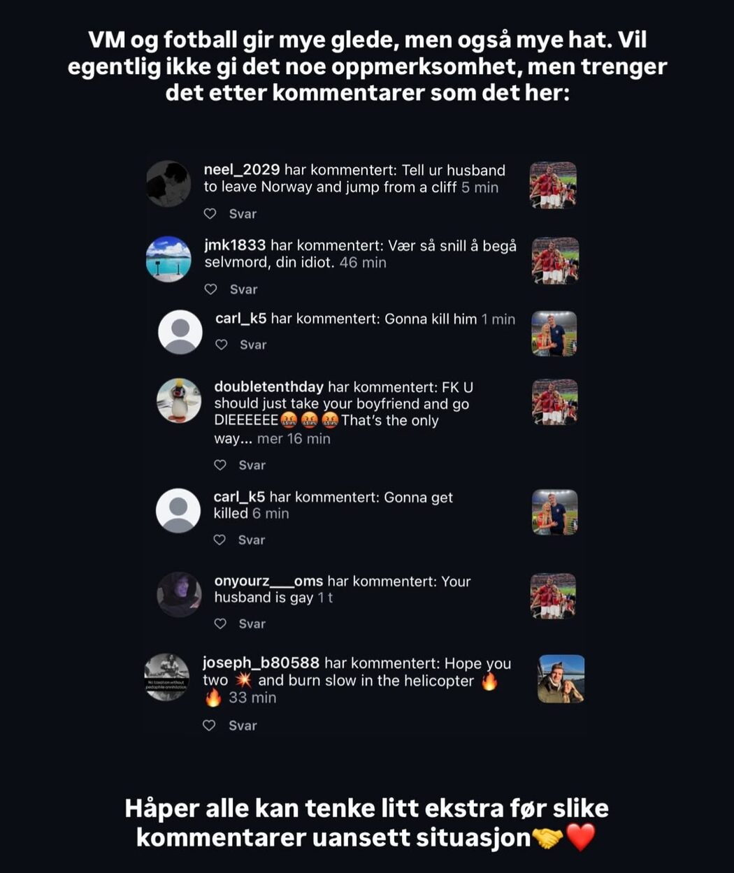 'Pass Bola Ke Haaland' - Akaun IG Sorloth Dan Pasangan Diserang Netizen Sedunia 4 'Pass Bola Ke Haaland' - Akaun IG Sorloth Dan Pasangan Diserang Netizen Sedunia