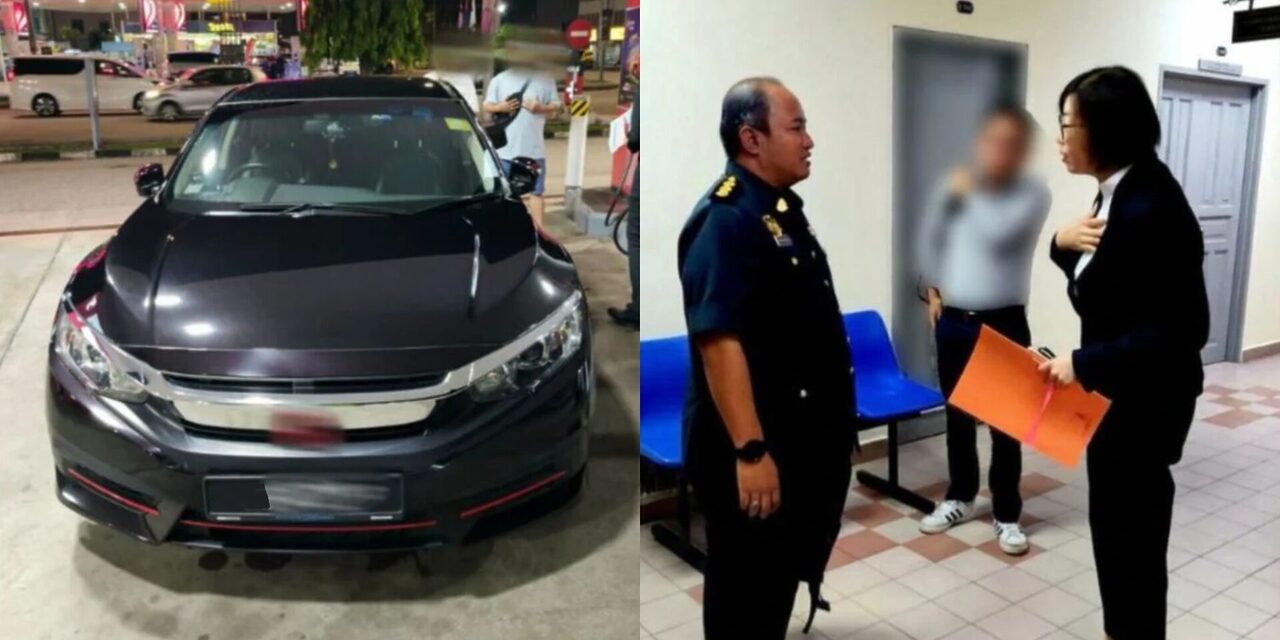 Isi Minyak Kuning, Pemandu Honda Civic Warga Singapura Didenda RM20,000