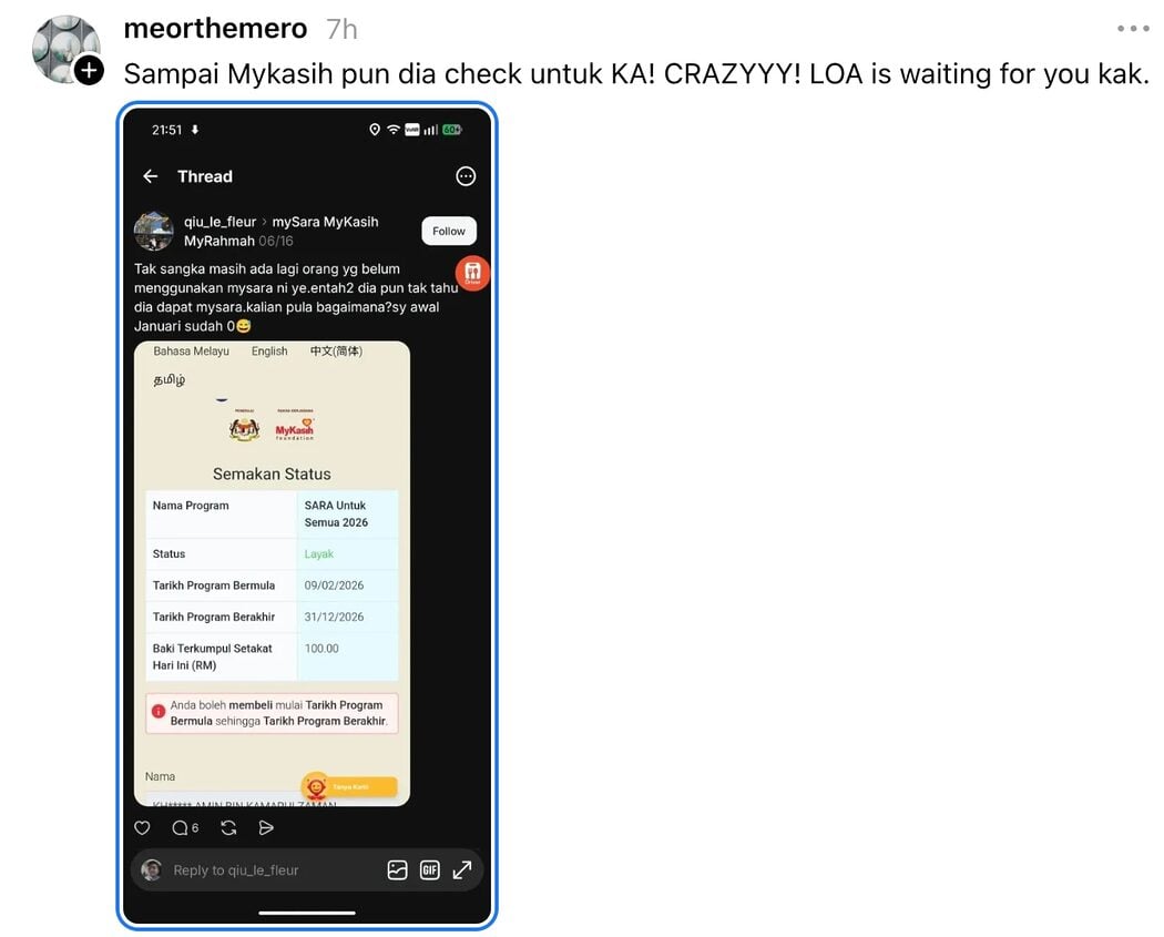 Siap Semak MyKasih Guna IC, Pelaku Bocor Bil Khairul Aming Didakwa 'Stalker' Tegar? 4 Siap Semak MyKasih Guna IC, Pelaku Bocor Bil Khairul Aming Didakwa 'Stalker' Tegar?