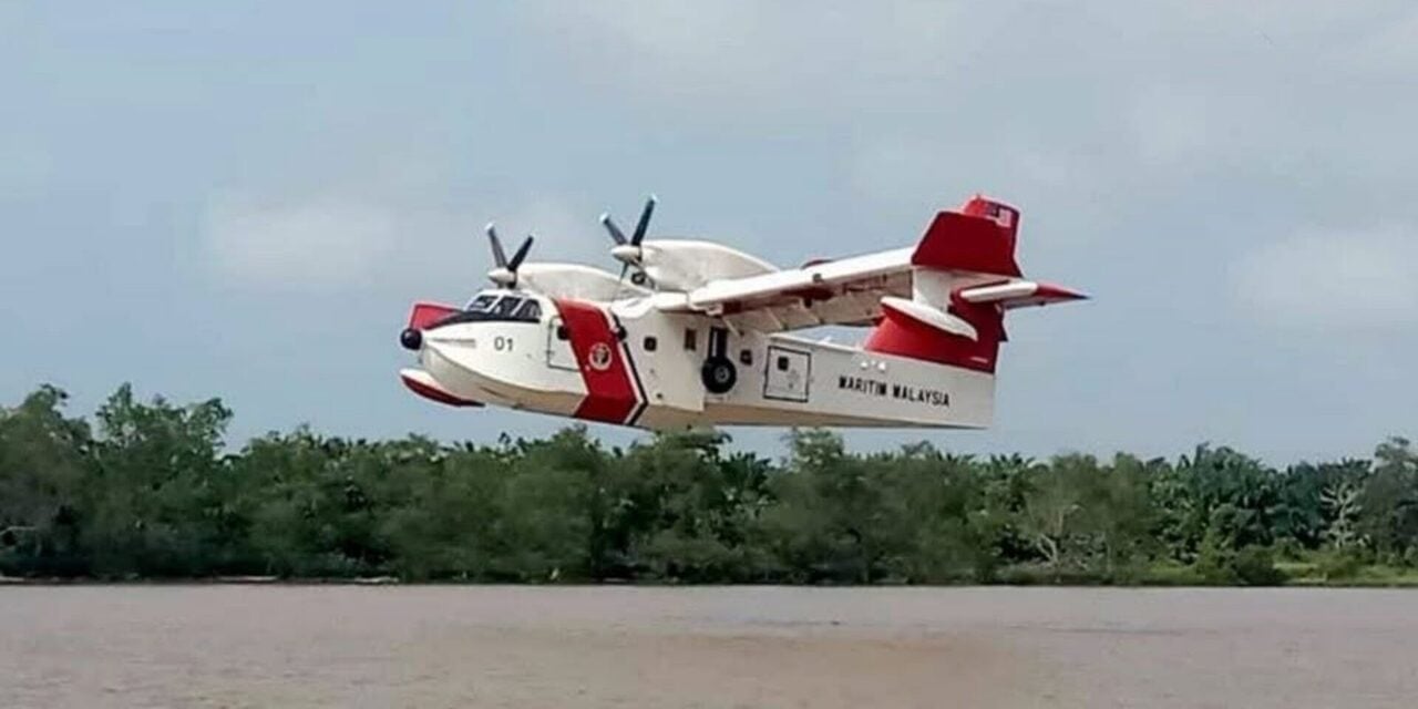 Tular Video Pesawat Maritim Di Sumatera: APMM Nafi Bombardier Bantu Indonesia Padam Kebakaran