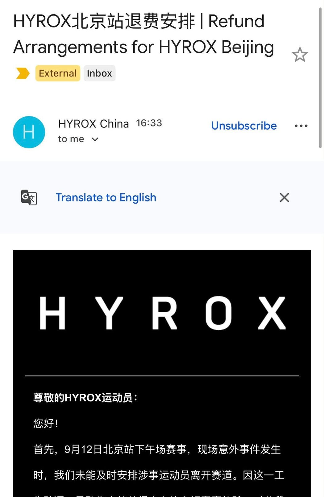 Gara-Gara Insiden 'Terbuang Hajat' Di Beijing, Penganjur Hyrox Akhirnya Minta Maaf & Bagi Refund