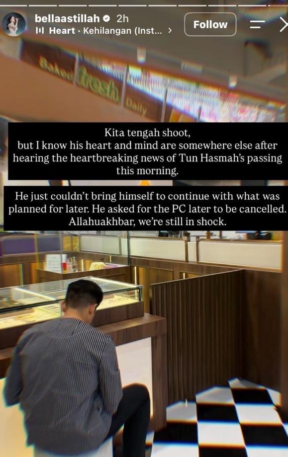 Bella Astillah Kongsi Detik Syed Saddiq Terima Berita Pemergian Tun Dr Siti Hasmah