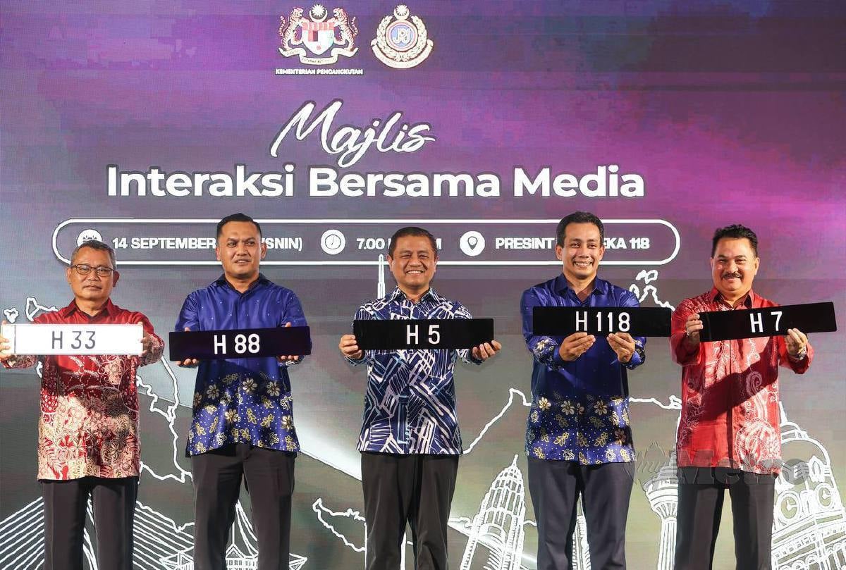 Bidaan Plat H1 Catat RM10.7 Juta, JPJ Sahkan Penutup Siri Huruf Tunggal
