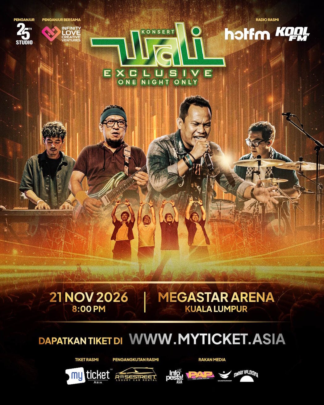 Wali Band Kembali Ke Kuala Lumpur Untuk Konsert “Exclusive One Night Only” 2 Wali Band Kembali Ke Kuala Lumpur Untuk Konsert “Exclusive One Night Only”