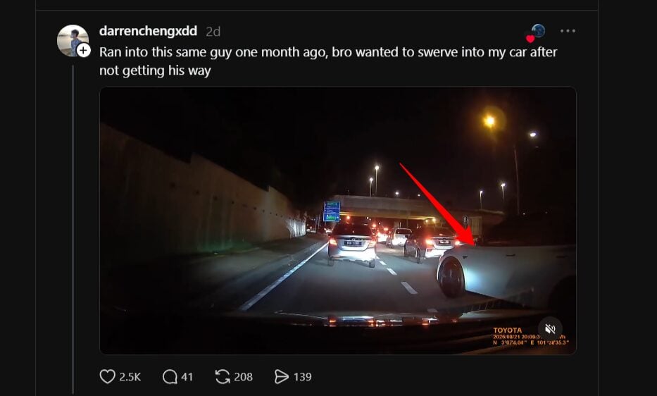 Netizen Terjumpa Pemandu Tesla Paling Bermasalah, Bukan Seorang Sahaja Pernah Terkena 2 Netizen Terjumpa Pemandu Tesla Paling Bermasalah, Bukan Seorang Sahaja Pernah Terkena