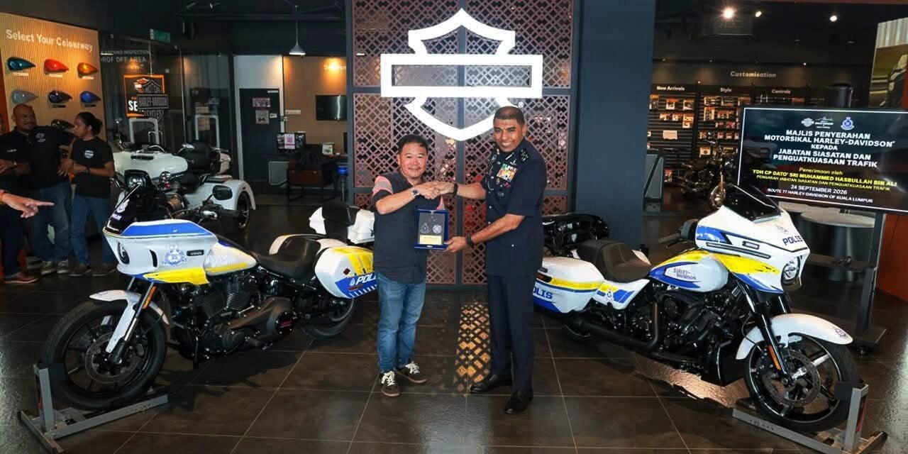 'Kuda Putih' Makin Berkuasa, PDRM Pandu Uji 3 Model Harley-Davidson