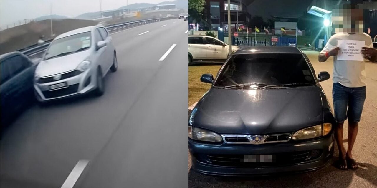 Himpit Axia Sampai Kemalangan, Pemandu Proton Wira Ditahan Di Selangor