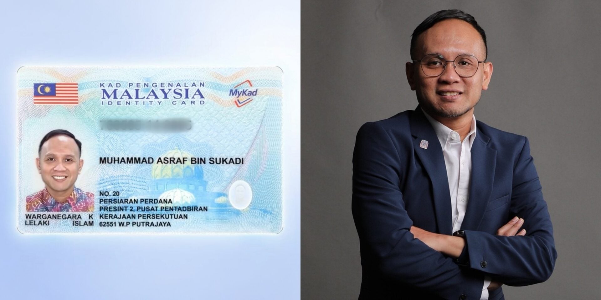 Jadi Bualan Satu Malaysia, Siapa 'Asraf Sukadi' Pada MyKad Baharu?
