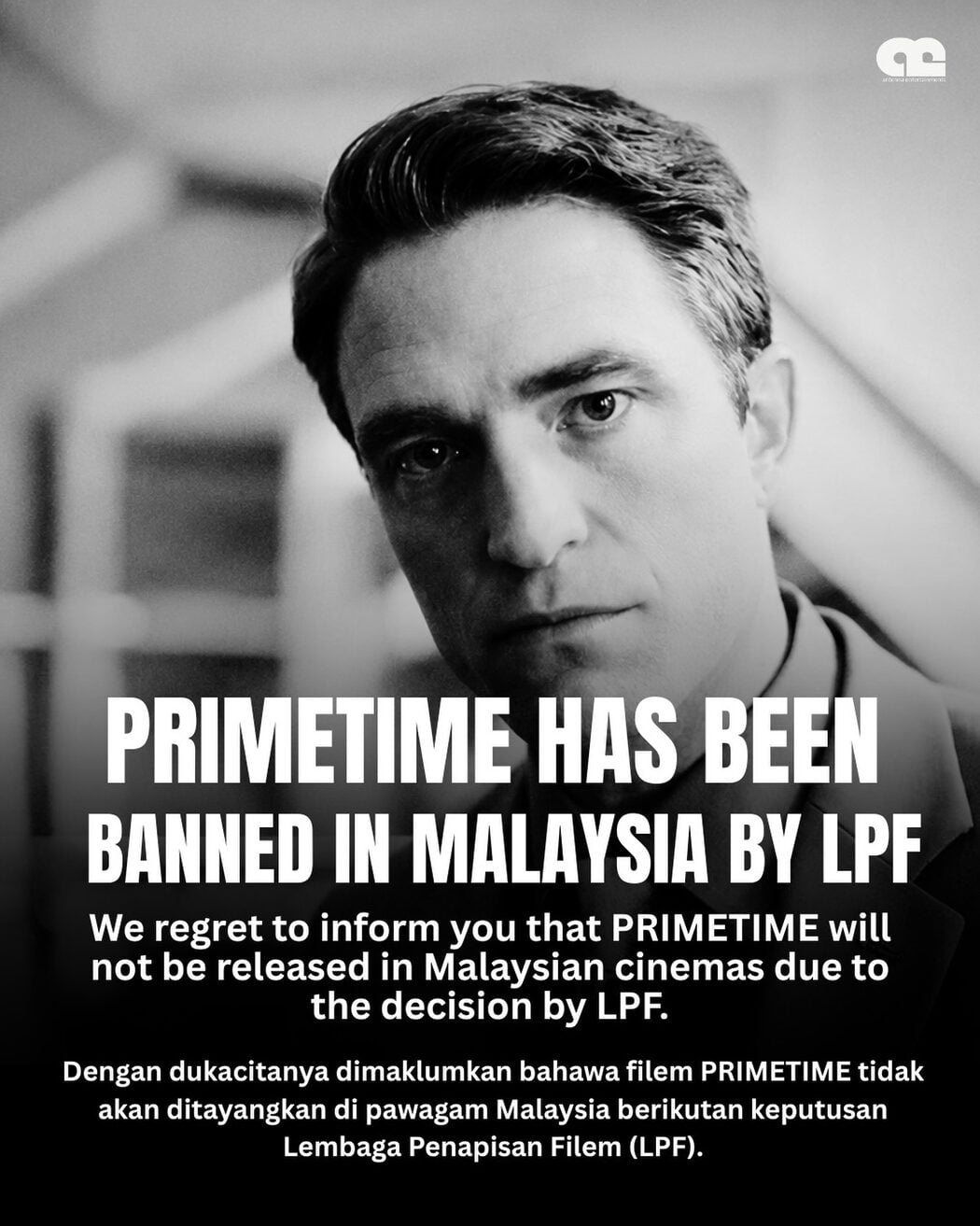 Filem Primetime Dibintangi Oleh Robert Pattinson Sah Kena 'Ban' LPF 2 Filem Primetime Dibintangi Oleh Robert Pattinson Sah Kena 'Ban' LPF