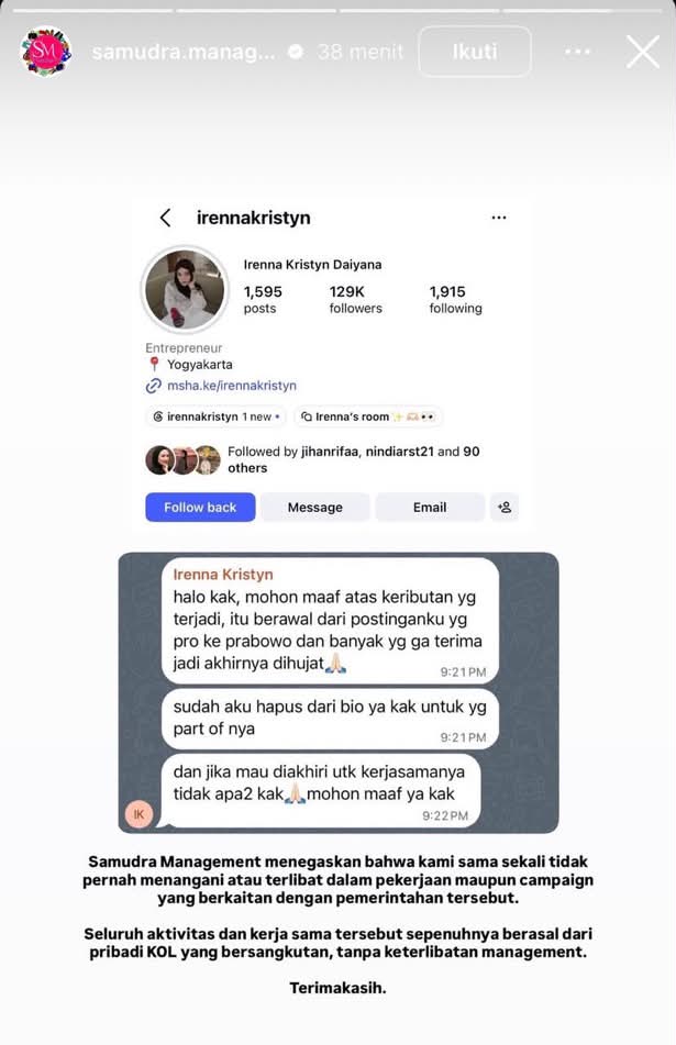 Gara-Gara Kenyataan Dianggap 'Tone-Deaf', Jenama Fesyen Indonesia Disingkir Daripada Acara Di Malaysia 3 Gara-Gara Kenyataan Dianggap 'Tone-Deaf', Jenama Fesyen Indonesia Disingkir Daripada Acara Di Malaysia