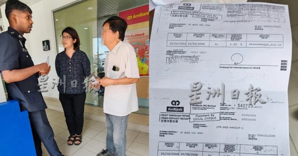 Jumpa Resit Simpanan RM1 Juta Masa Kemas Rumah, Warga Emas Buntu Bank Tiada Rekod Selepas 20 Tahun