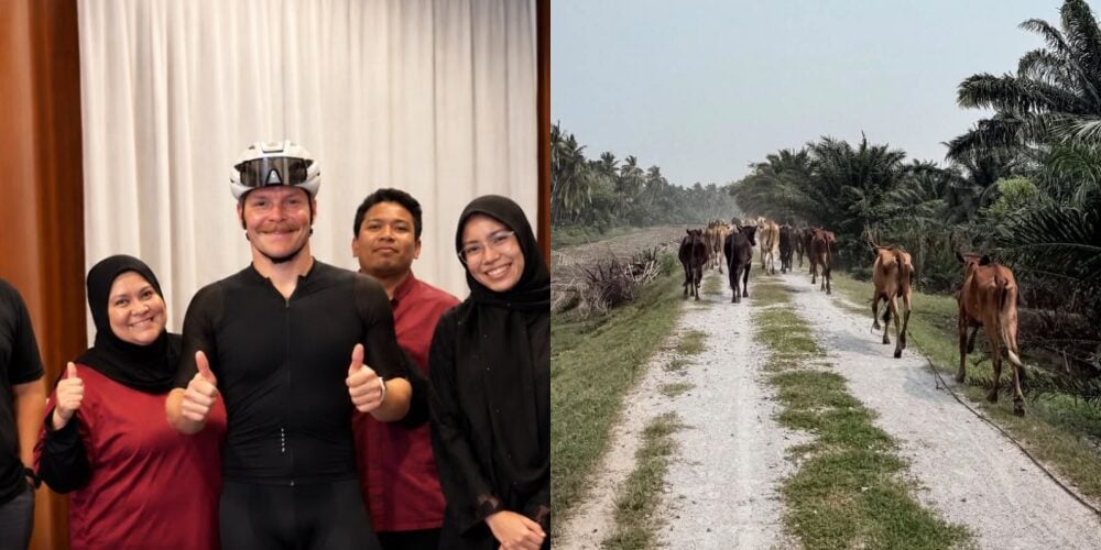 'Kalah Orang Lokal' – Pelumba F1 Valtteri Bottas Redah Jalan Lembu Dan Singgah Hotel Klasik Di Muar