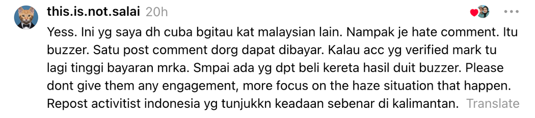 'Jangan Layan, Dia Dapat Duit' - Terbongkar Taktik 'Buzzer' Indonesia Diupah 11 Sen Untuk Laga-Lagakan Netizen
