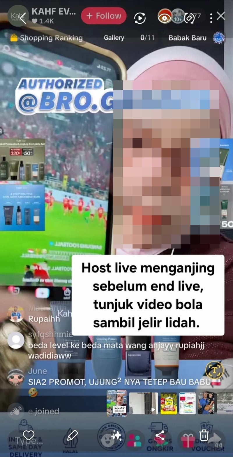 Belum 24 Jam Minta Maaf, Akaun Didakwa Ejen Kahf Diselar Kerana Meneruskan Provokasi Sambil Jelir Lidah
