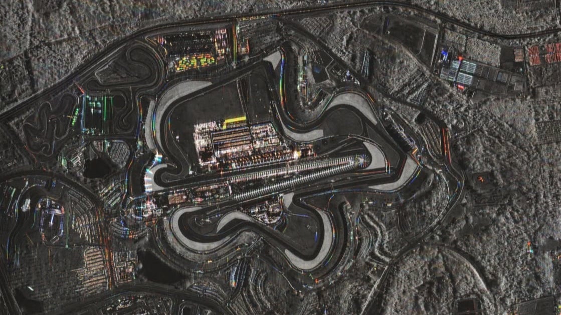 Satelit ICEYE Tunjuk Pemandangan Litar Sepang Dari Orbit Bumi