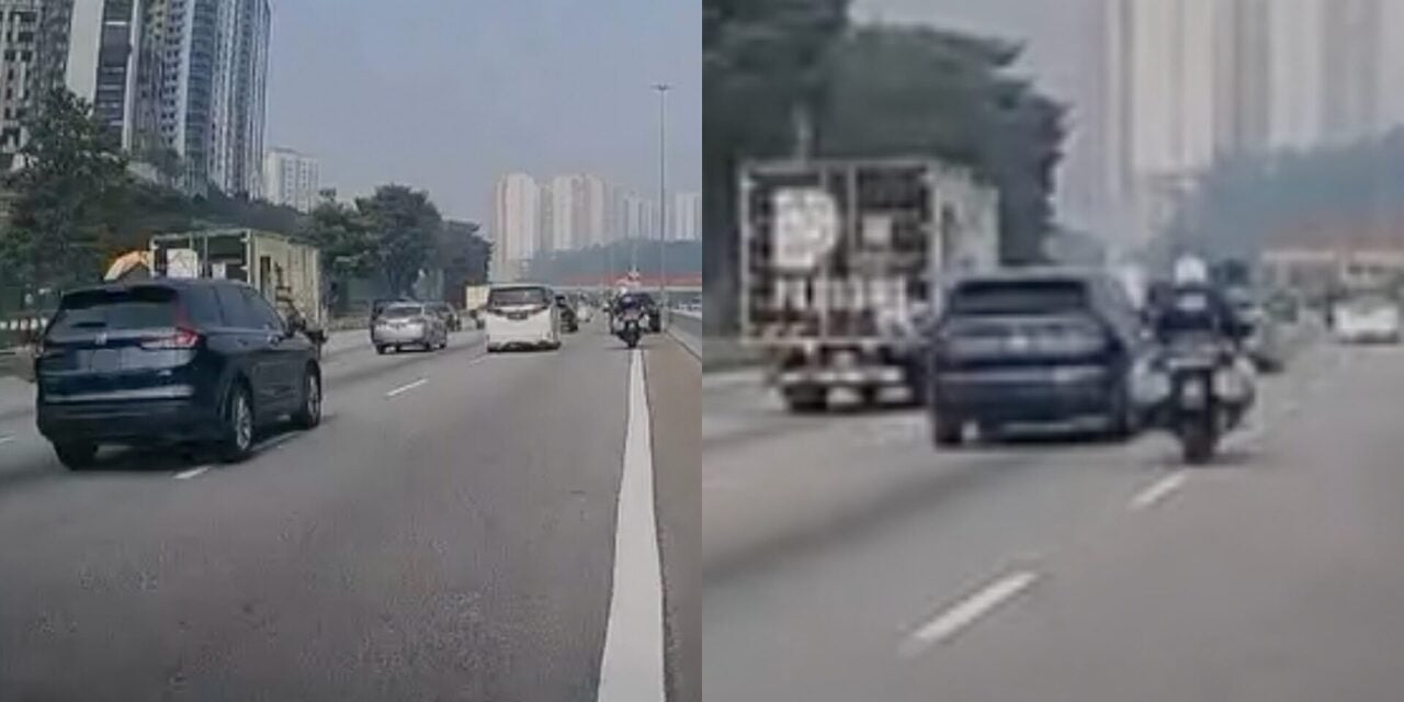 Pemandu CR-V Degil Ekori Konvoi VIP Ditahan Polis