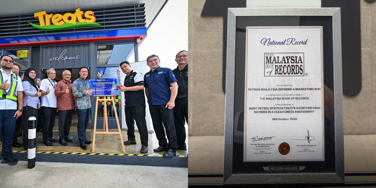 Petron Cipta Rekod Malaysia, 560 Cawangan Raih Penarafan Tandas 4 & 5 Bintang